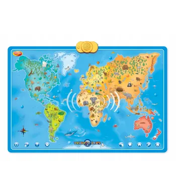 DUMEL DISCOVERY Interaktywna MAPA ZWIERZĘTA Świata DD 60846